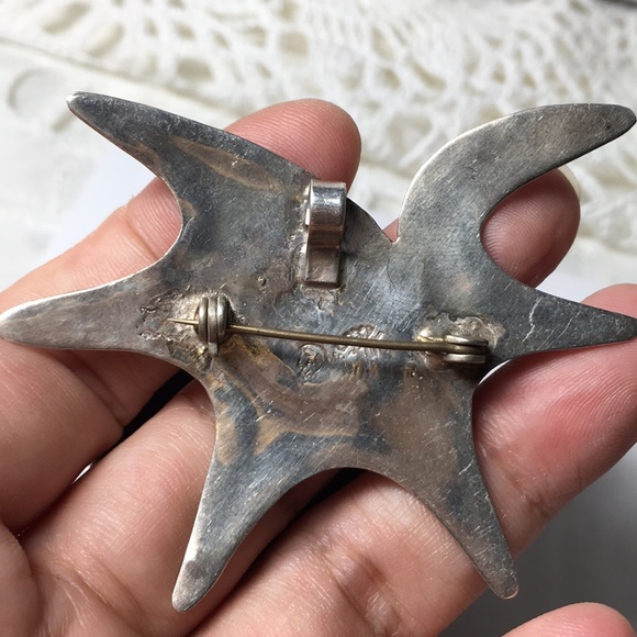 🖤Artisan💕Abalone silver pendant or brooch - Picture 9 of 10